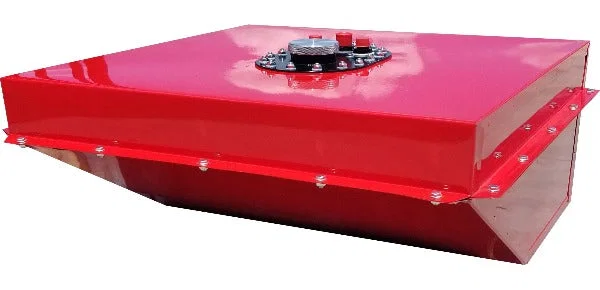 1222F – RCI Fuel Cell, Wedge 23 Inch Length X 25 Inch Width X 17 Inch Height 22 Gallon Powder Coated Red Steel Withou...